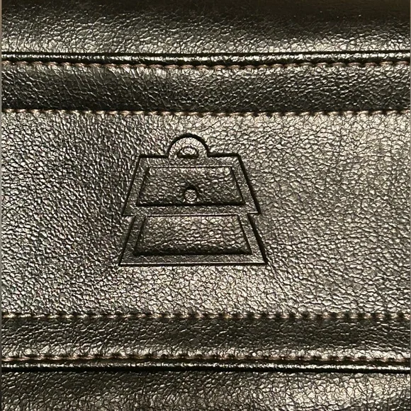 Kathy Van Zeeland Y2K Black Tootsie Roll Purse Satchel Side Zip Rhinestone - Picture 11 of 16